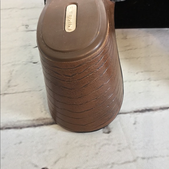 Cole Haan Braided Black Leather Wedge Sandals EUC 8.5 NARROW - Picture 9 of 11